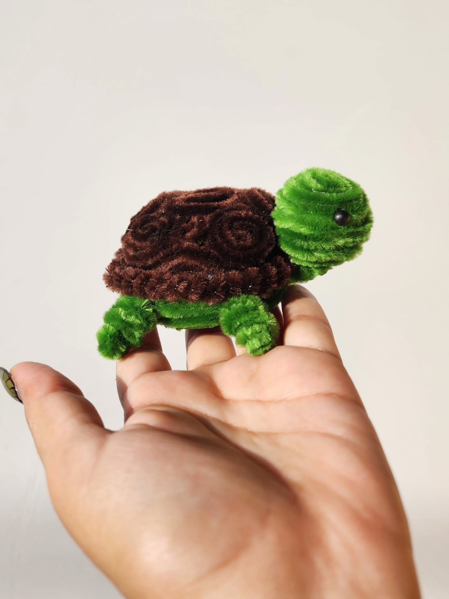 Tortuga hecha a mano