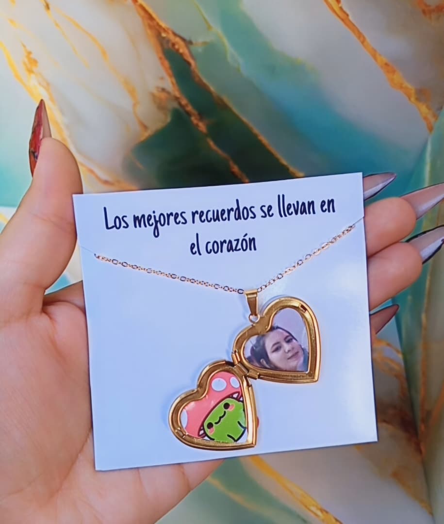 Relicario con tus fotos